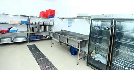 thiết kế bếp ăn bệnh viện